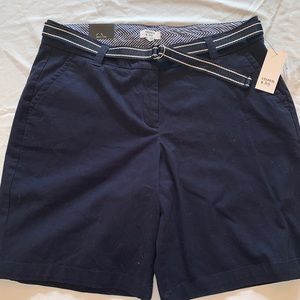 NWT Crown & Ivy Shorts w/ Belt
